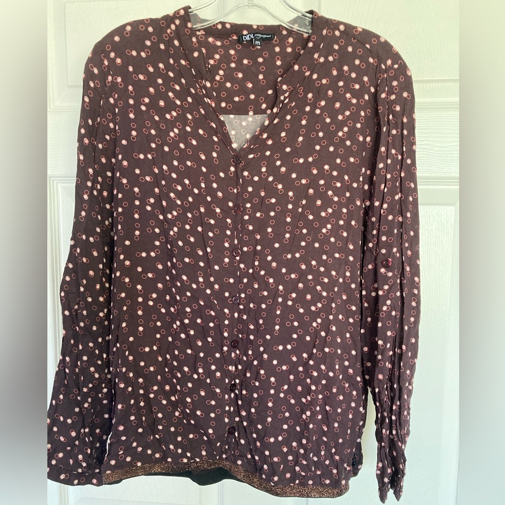 Brown Long-sleeve Shirt